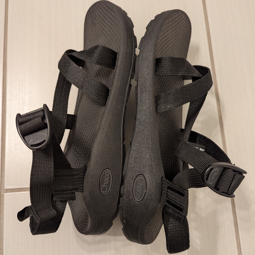 Chaco Z1 classic Black Strappy Sandals size w 11 - Picture 6 of 9